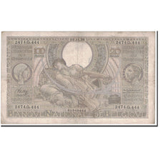 Banknote, Belgium, 100 Francs-20 Belgas, 1936, 1936-11-02, KM:107, VF(30-35)