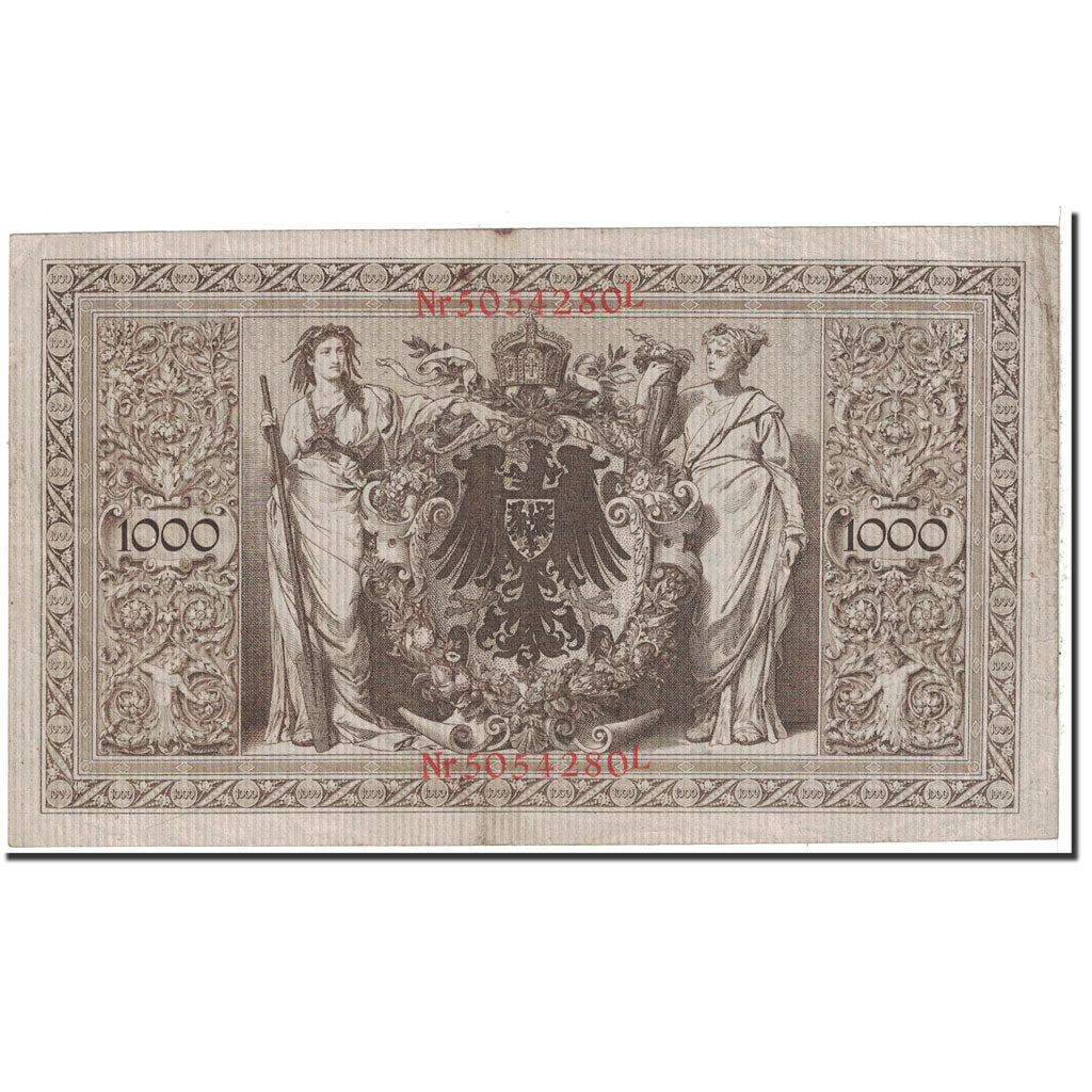 Banknote, Germany, 1000 Mark, 1910, 1910-04-21, KM:44b, EF(40-45)