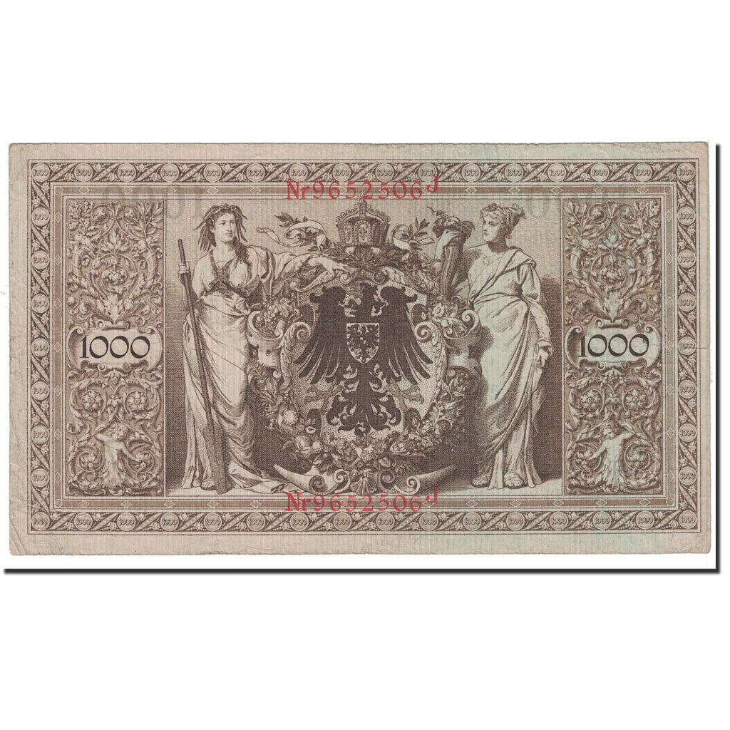 Banknote, Germany, 1000 Mark, 1910, 1910-04-21, KM:44b, EF(40-45)