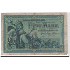 Banknote, Germany, 5 Mark, 1904, 1904-10-31, KM:8a, VG(8-10)