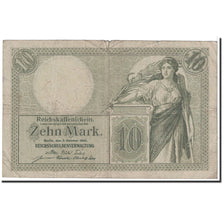 Banknote, Germany, 10 Mark, 1906, 1906-10-06, KM:9b, VF(20-25)
