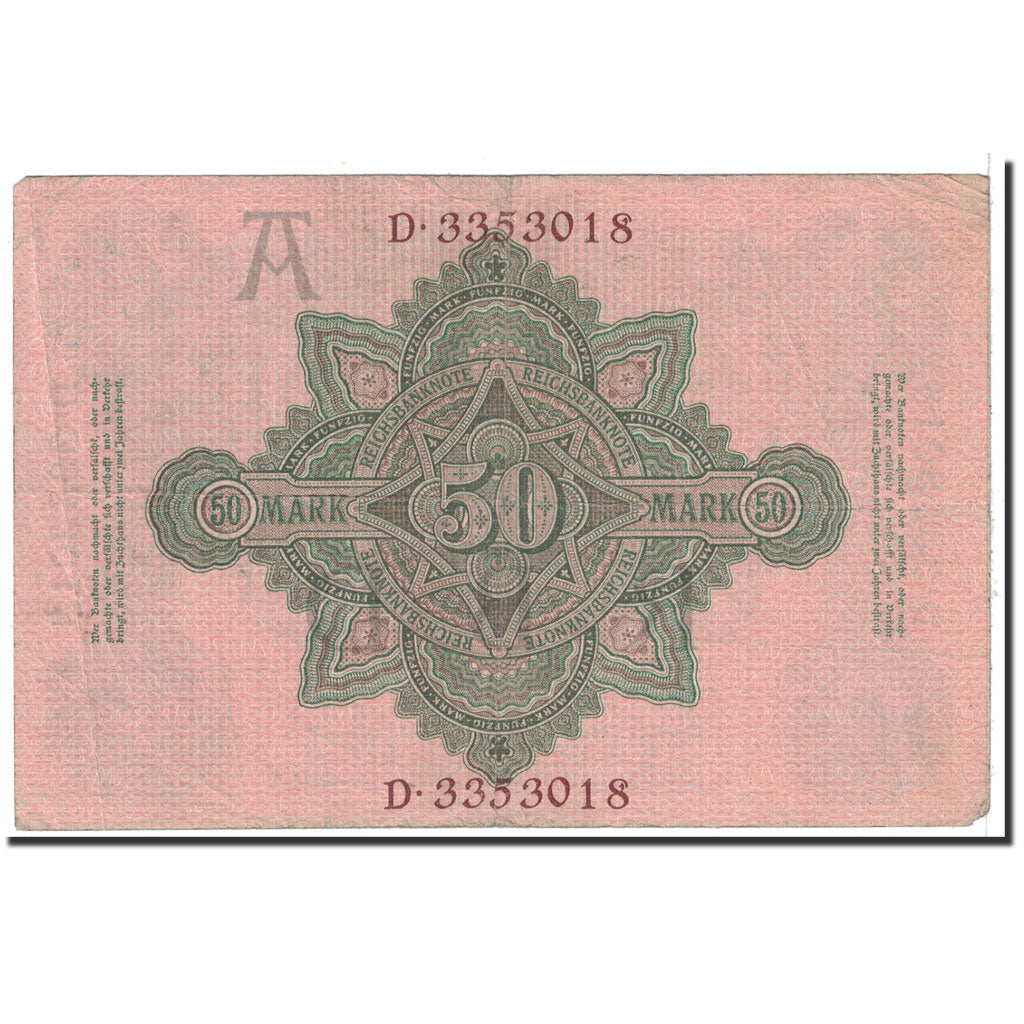 Banknote, Germany, 50 Mark, 1910, Undated, KM:41, EF(40-45)
