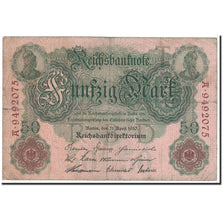 Banknote, Germany, 50 Mark, 1910, 1910-04-21, KM:41, VF(20-25)