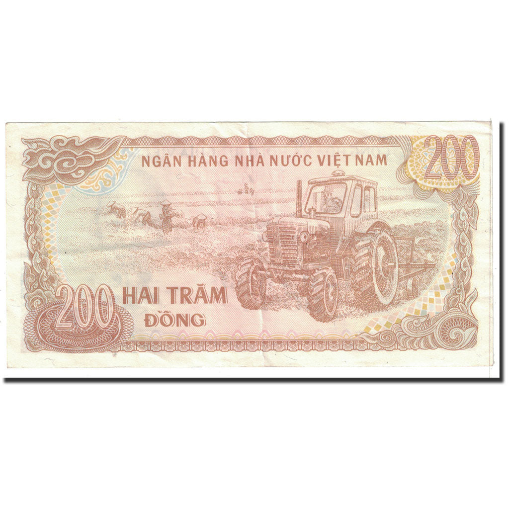 Banknote, Vietnam, 200 D<ox>ng, 1987, Undated, KM:100a, EF(40-45)