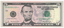Banknote, United States, 5 Dollars, 2006, Undated, KM:524, UNC(65-70)