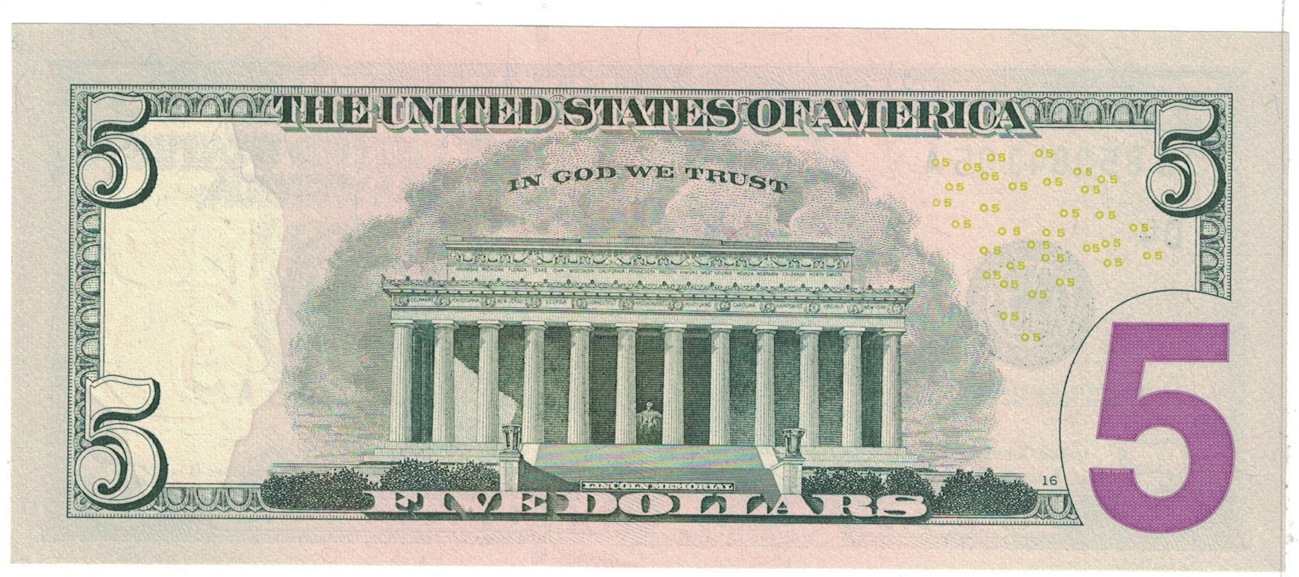 Banknote, United States, 5 Dollars, 2006, Undated, KM:524, UNC(65-70)