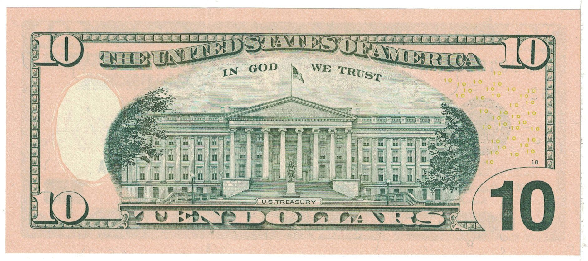 Banknote, United States, Ten Dollars, 2004, Undated, KM:520, UNC(65-70)
