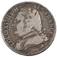 FRANCE, Louis XVIII, 5 Francs, 1815, Limoges, KM #702.6, EF(40-45), Silver,...