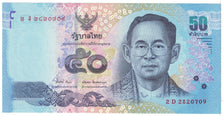 Billete, 50 Baht, 2012, Tailandia, KM:120, UNC