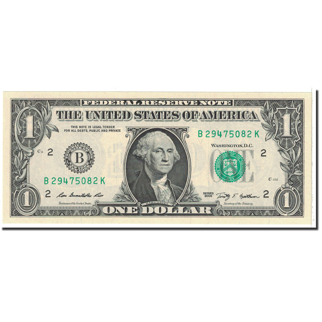 Banknote, United States, One Dollar, 2009, KM:4912, UNC(65-70)