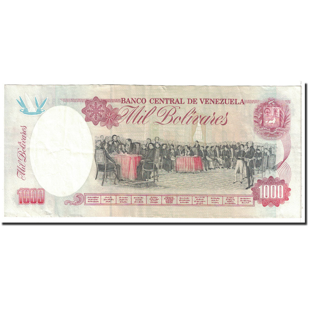 Billete, 1000 Bolivares, 1998, Venezuela, 1998-08-06, KM:76d, MBC+