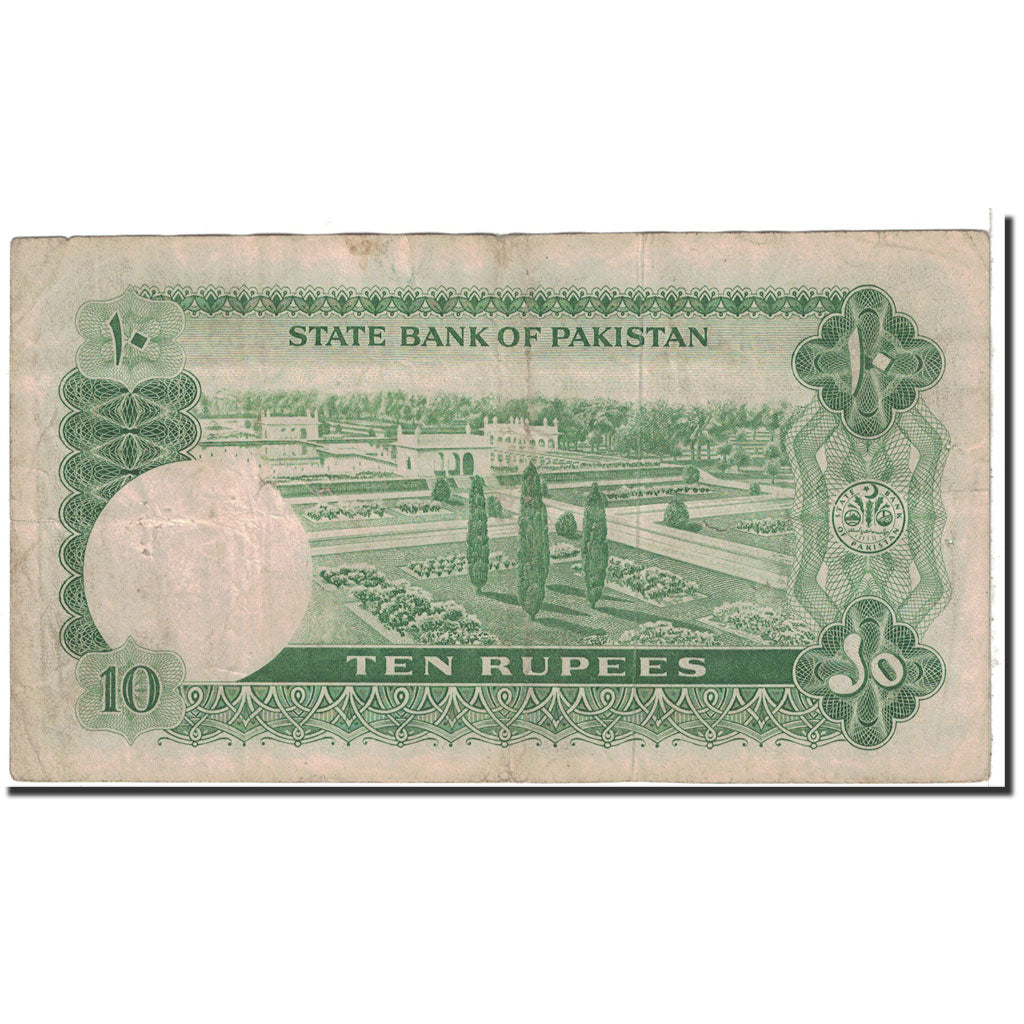 Banknote, Pakistan, 10 Rupees, 1972, KM:21a, VF(30-35)