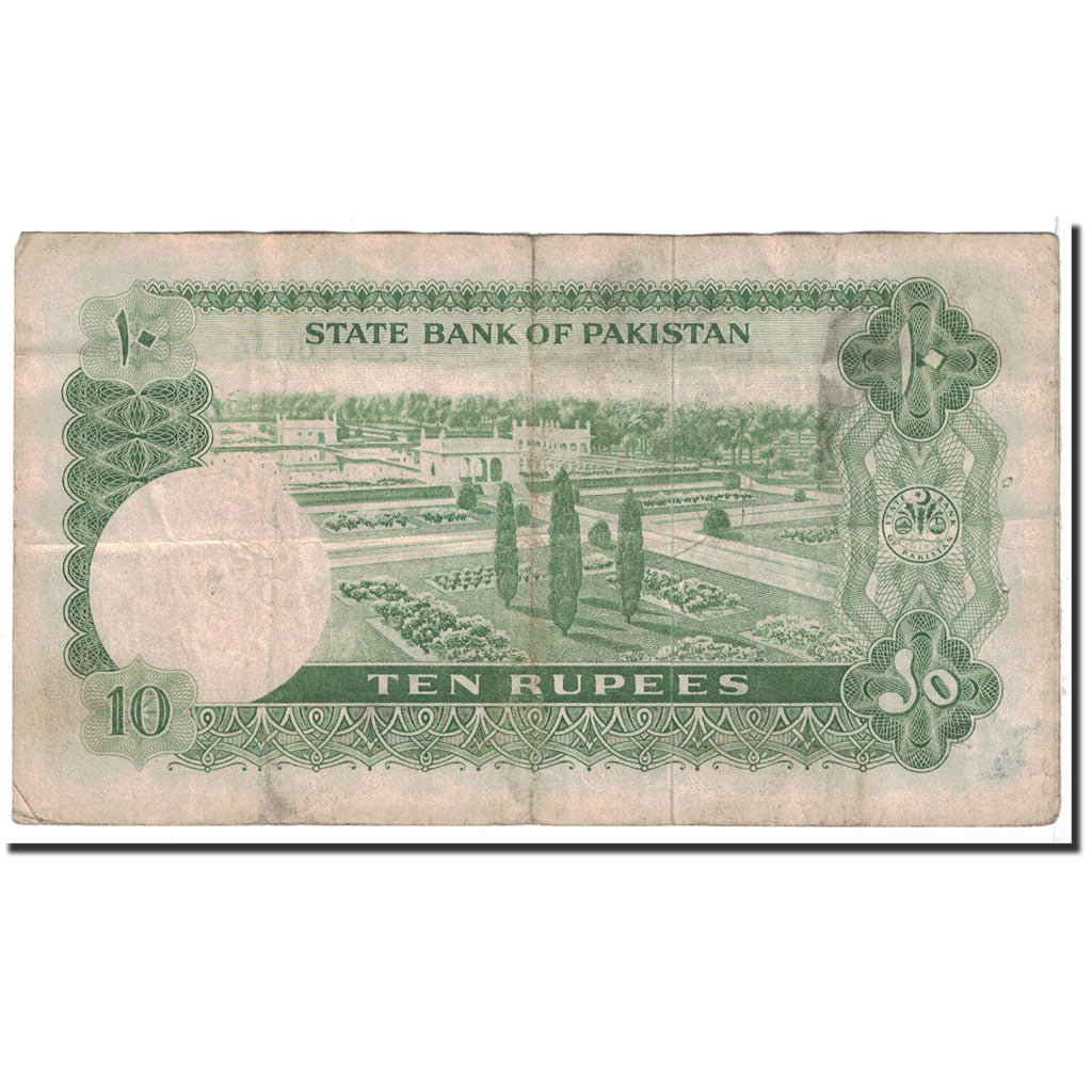 Banknote, Pakistan, 10 Rupees, 1972, KM:21a, VF(30-35)