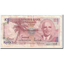 Banknote, Malawi, 1 Kwacha, 1990, 1990-12-01, KM:23a, VF(20-25)