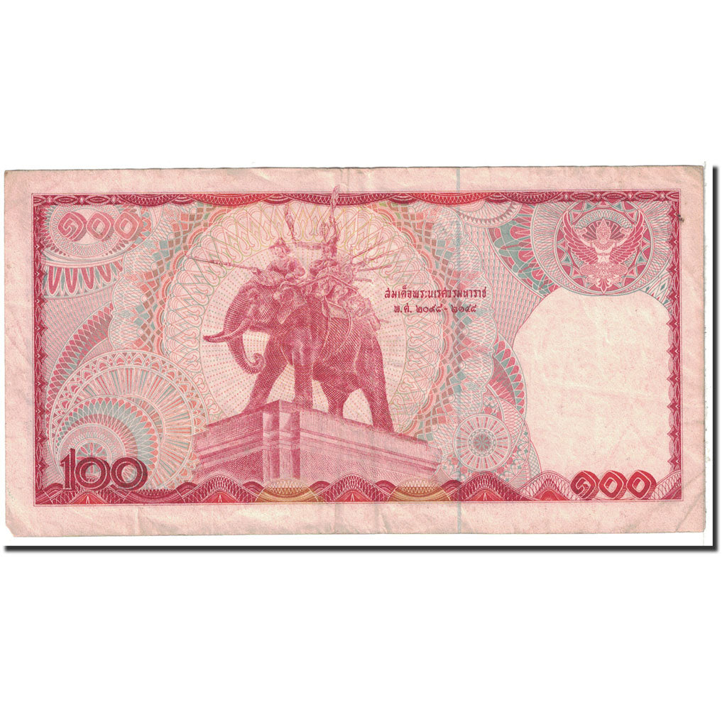 Banknote, Thailand, 100 Baht, 1978, KM:89, VF(30-35)
