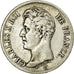 Moneda, Francia, Charles X, 5 Francs, 1825, Paris, MBC+, Plata, Gadoury:643