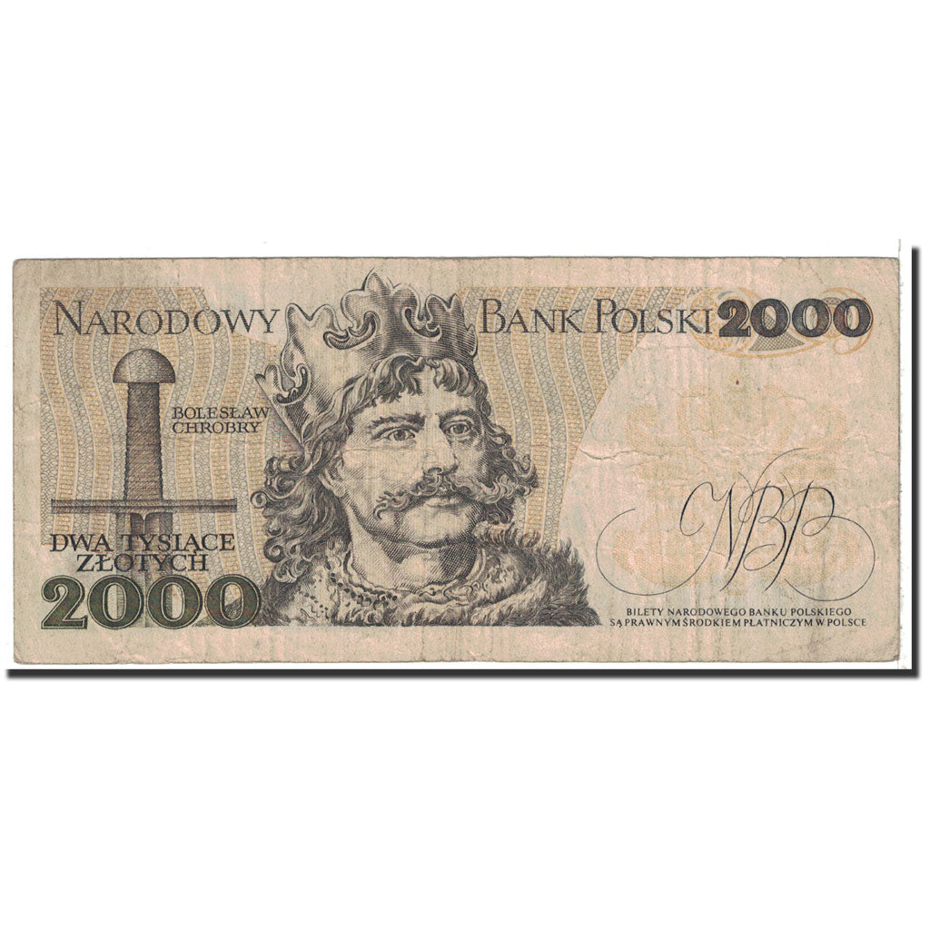 Banknote, Poland, 2000 Zlotych, 1977, 1977-05-01, KM:147a, VG(8-10)