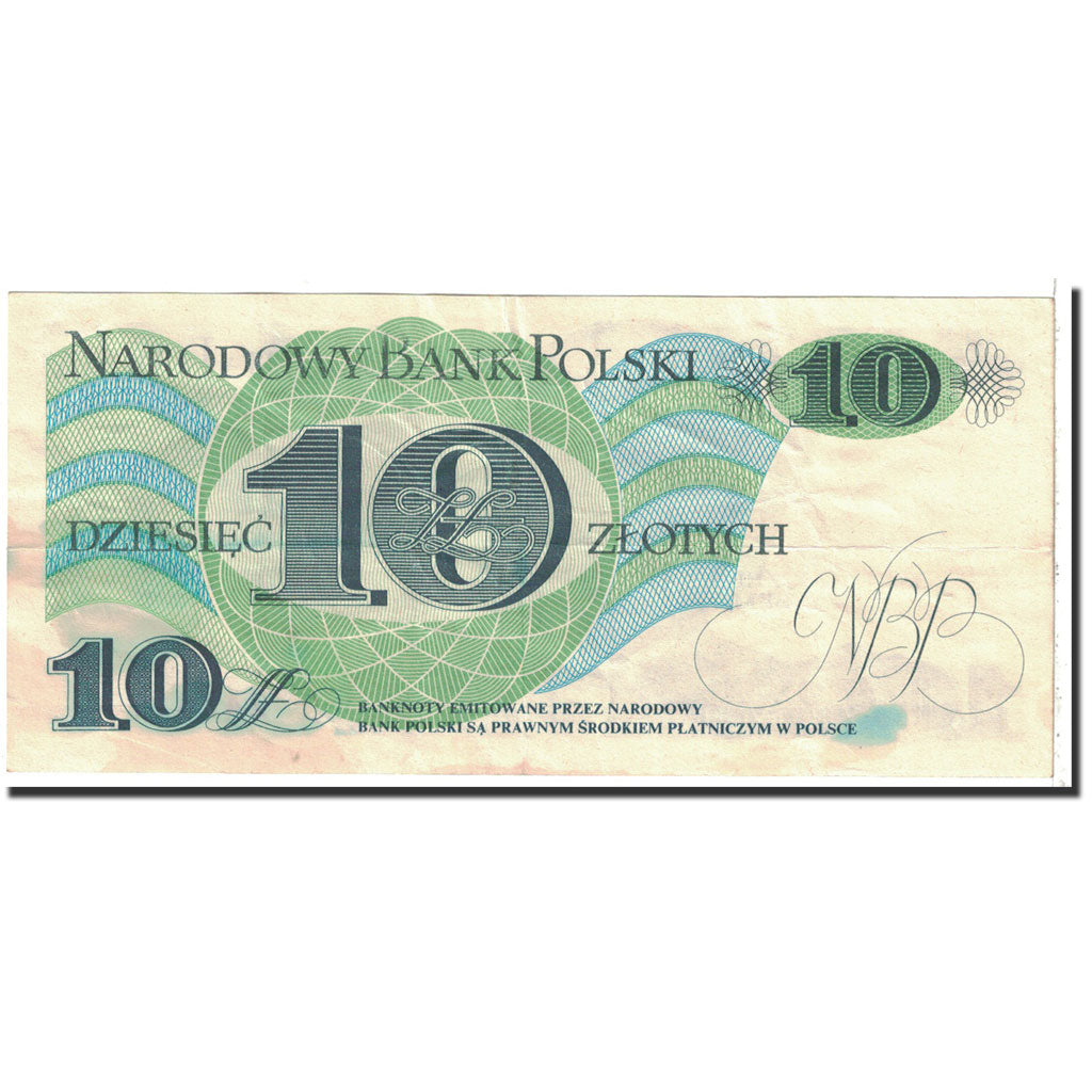 Banknote, Poland, 10 Zlotych, 1982, 1982-06-01, KM:148a, EF(40-45)
