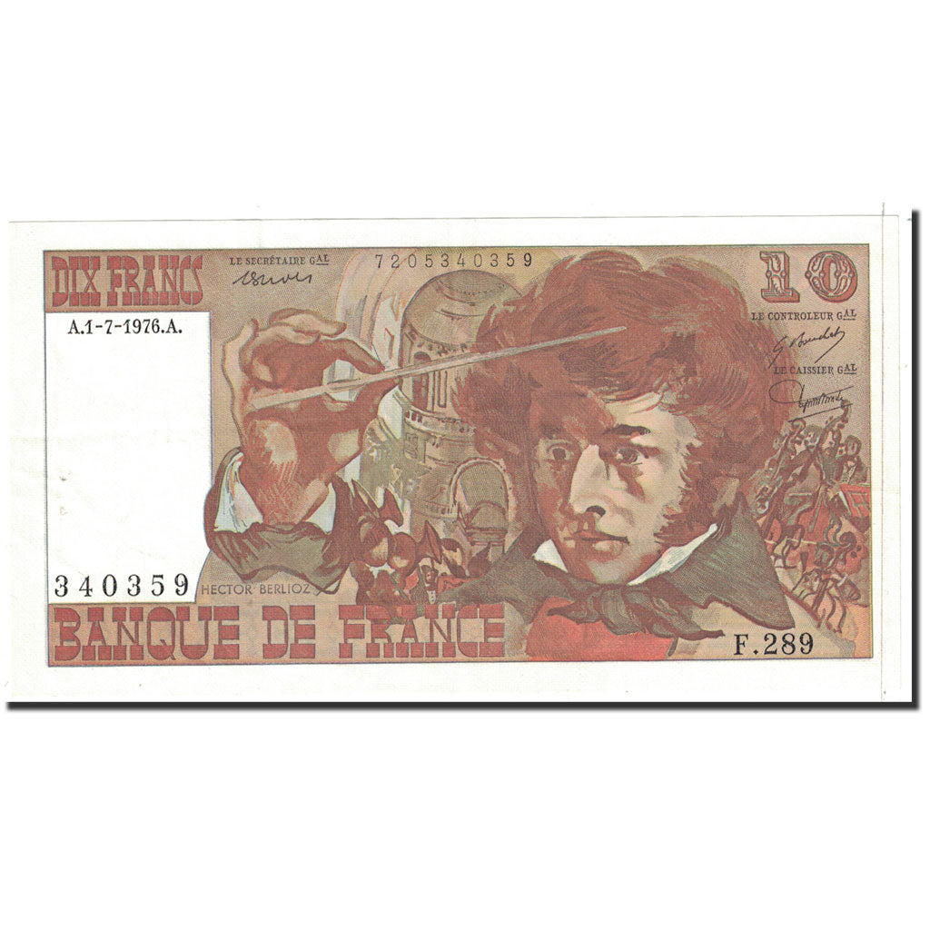 Frankrijk, 10 Francs, 1976, 1976-07-01, SUP, Fayette:63.19, KM:150c