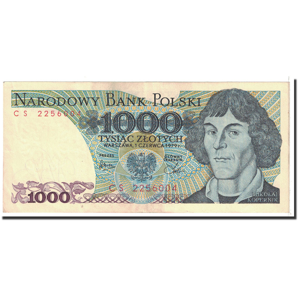 Banknote, Poland, 1000 Zlotych, 1979, 1979-06-01, KM:146b, AU(55-58)