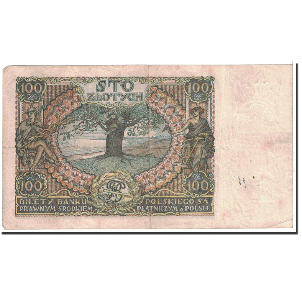 Billet, Pologne, 100 Zlotych, 1932, 1932-06-02, KM:74a, TTB