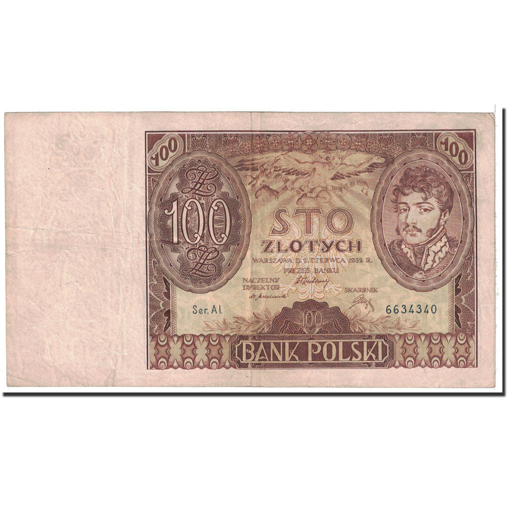 Banknote, Poland, 100 Zlotych, 1932, 1932-06-02, KM:74a, EF(40-45)