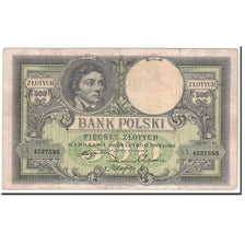 Billet, Pologne, 500 Zlotych, 1918, 1918-02-28, KM:58, TTB