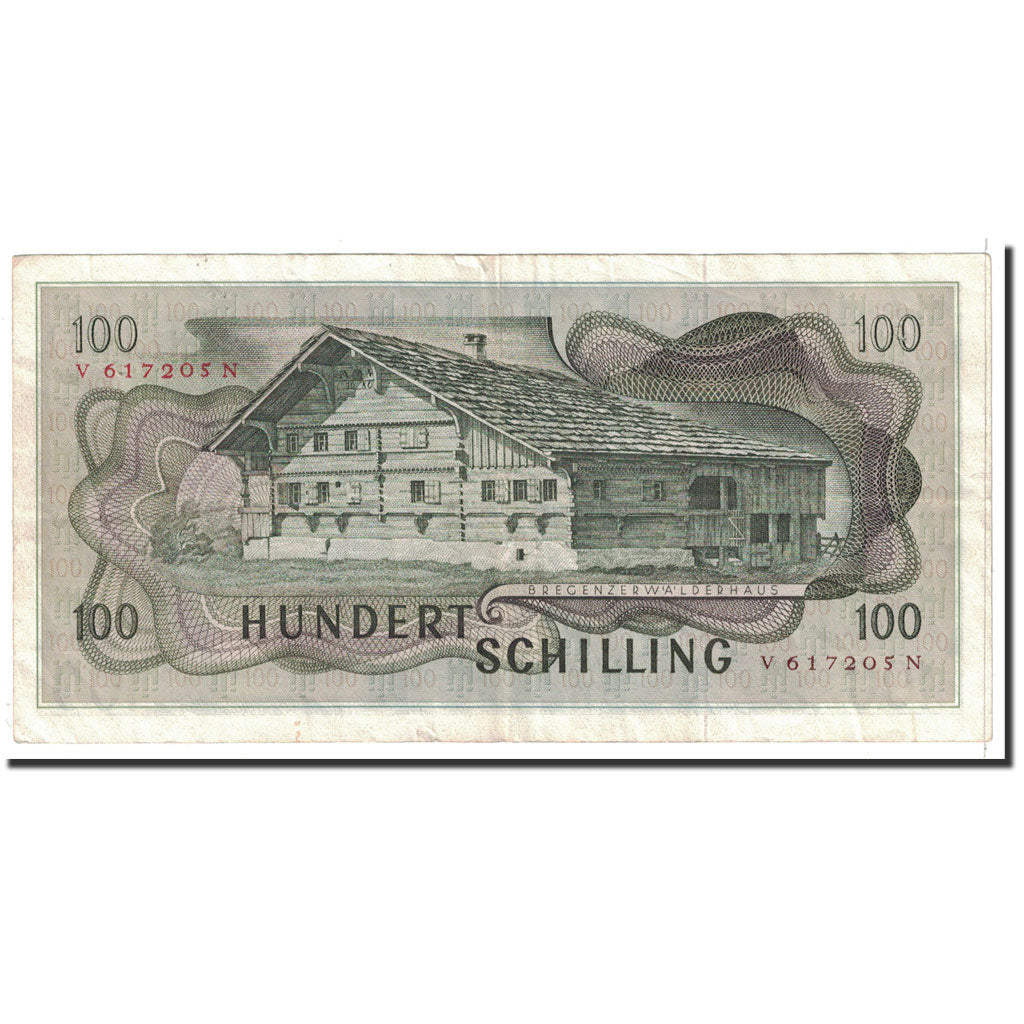 Banknote, Austria, 100 Schilling, 1969, 1969-01-02, KM:146a, EF(40-45)