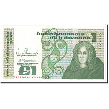 Banknote, Ireland - Republic, 1 Pound, 1989, 1989-07-17, KM:70d, UNC(65-70)