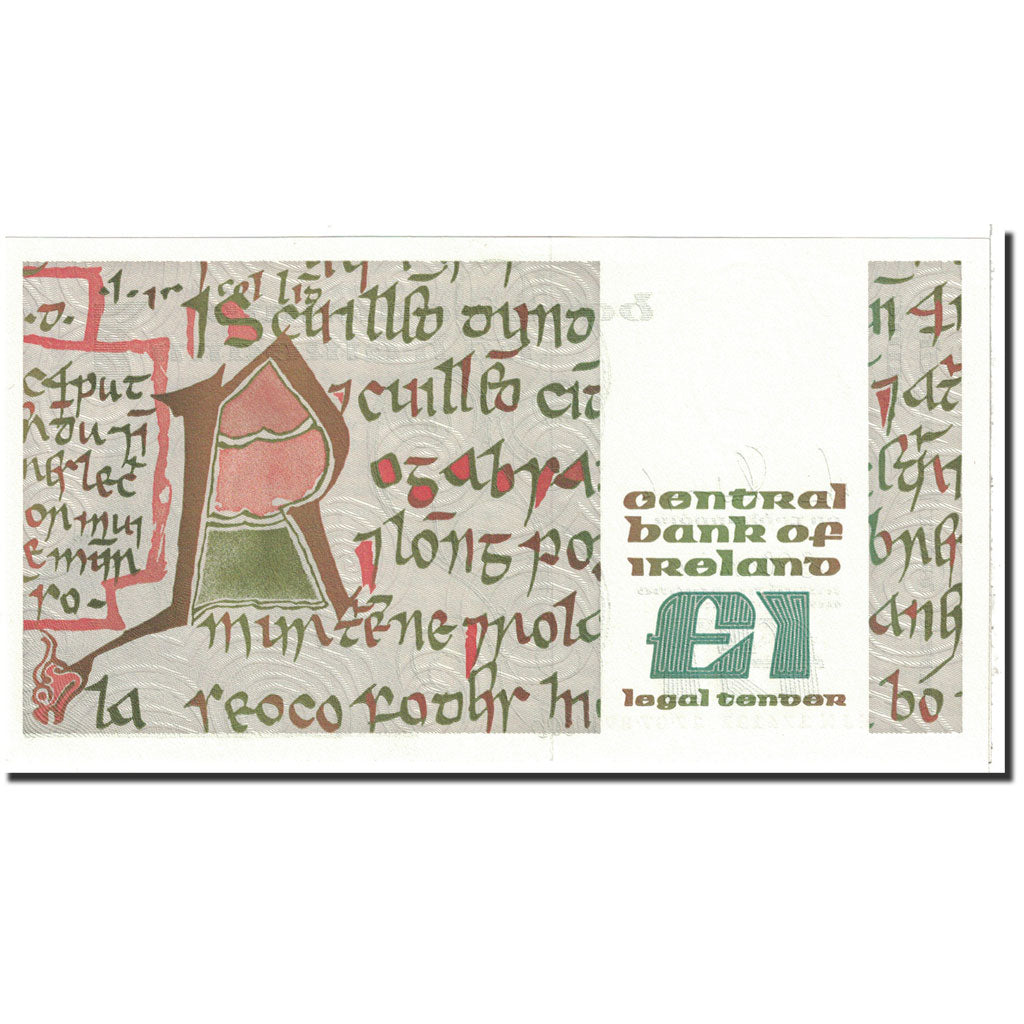 Banknote, Ireland - Republic, 1 Pound, 1989, 1989-07-17, KM:70d, UNC(65-70)