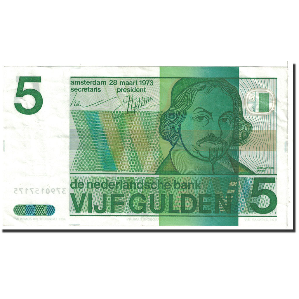 Banknote, Netherlands, 5 Gulden, 1973, 1973-03-28, KM:95a, EF(40-45)