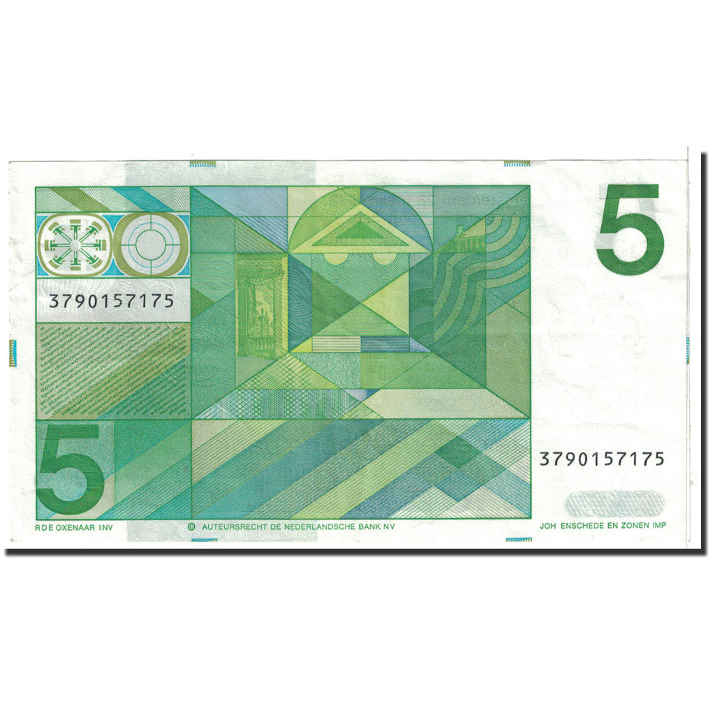 Banknote, Netherlands, 5 Gulden, 1973, 1973-03-28, KM:95a, EF(40-45)