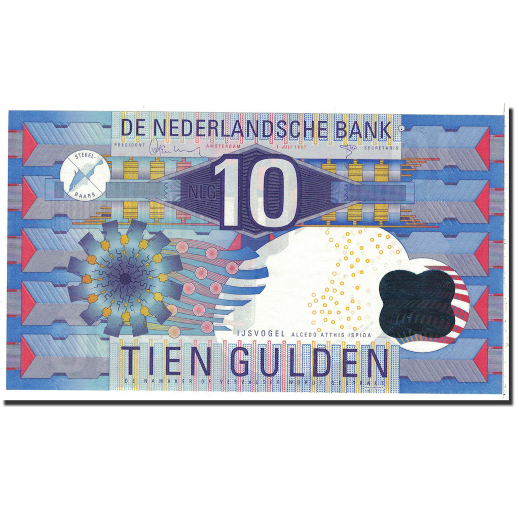 Banknote, Netherlands, 10 Gulden, 1997, 1997-07-01, KM:99, UNC(65-70)