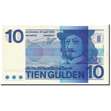 Banknote, Netherlands, 10 Gulden, 1968, 1968-04-25, KM:91a, AU(55-58)