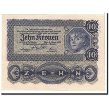 Banknote, Austria, 10 Kronen, 1922, 1922-01-02, KM:75, UNC(63)