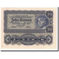 Billet, Autriche, 10 Kronen, 1922, 1922-01-02, KM:75, SUP+