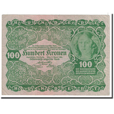 Banknote, Austria, 100 Kronen, 1922, 1922-01-02, KM:77, EF(40-45)