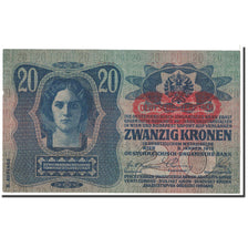 Banknote, Austria, 20 Kronen, 1913, 1913-01-02, KM:53a, EF(40-45)