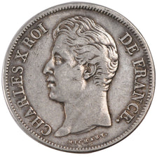 FRANCE, 5 Francs, 1829, Paris, VF(30-35), Silver, Gadoury #644, 24.90