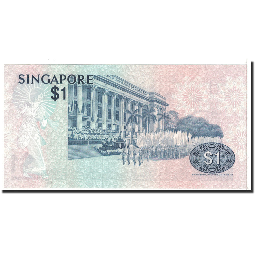 Banknote, Singapore, 1 Dollar, 1976, KM:9, UNC(65-70)