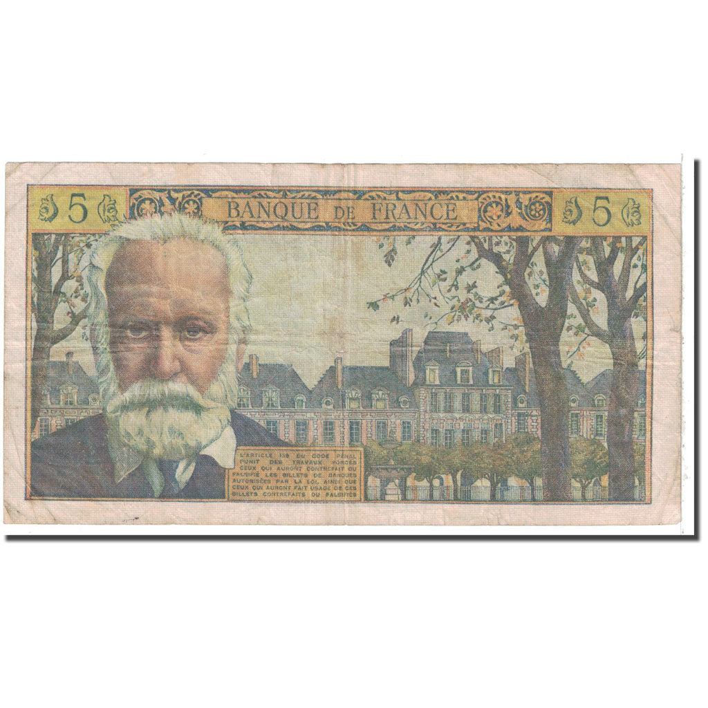 France, 5 Nouveaux Francs, 1961, 1961-06-01, VF(20-25), Fayette:56.8, KM:141a