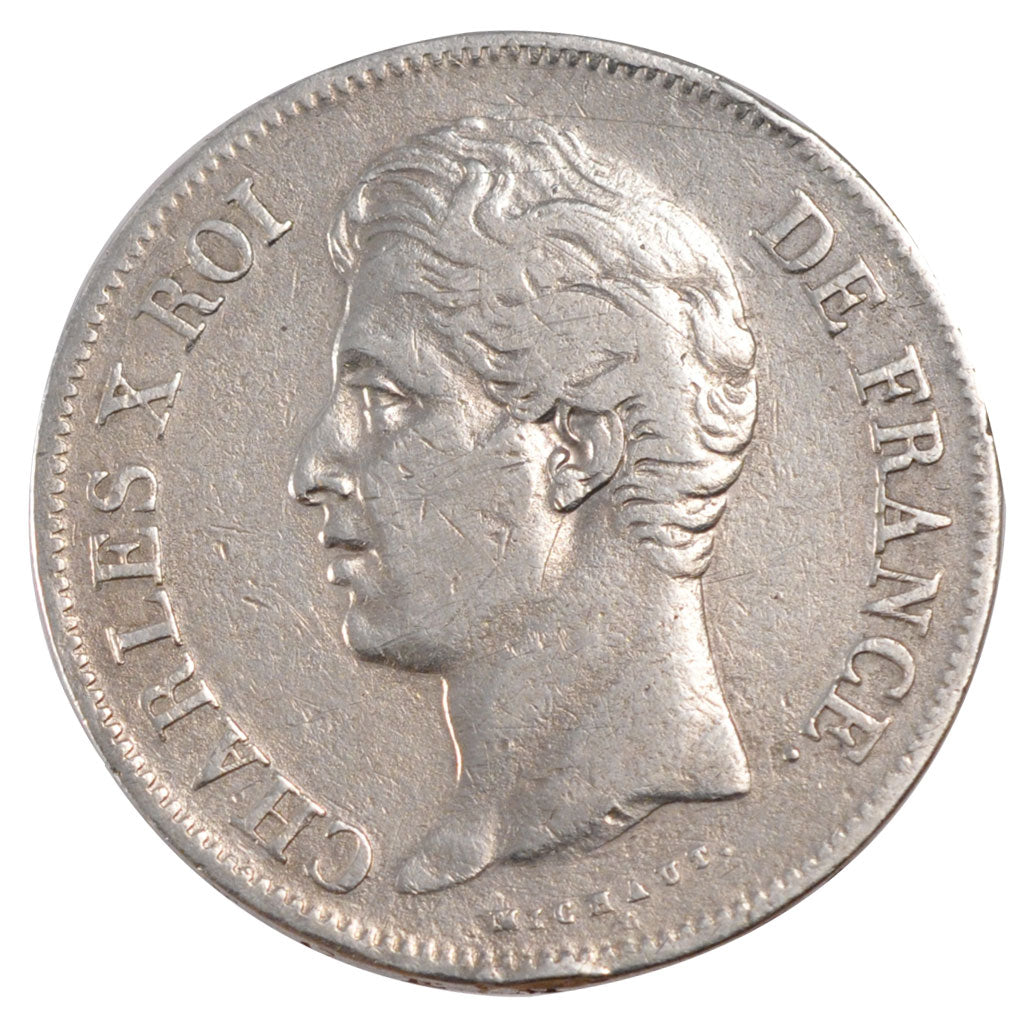 FRANCE, 5 Francs, 1830, Lille, VF(30-35), Silver, Gadoury #644, 24.50