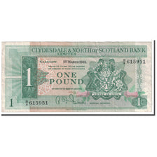 Biljet, Schotland, 1 Pound, 1961, 1961-03-01, KM:195a, TB