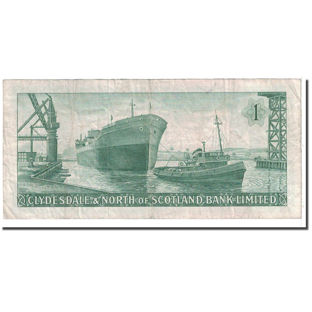 Banknote, Scotland, 1 Pound, 1961, 1961-03-01, KM:195a, VF(20-25)