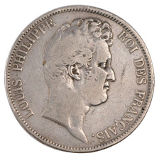 FRANCE, Louis-Philippe, 5 Francs, 1830, Paris, KM #738, VF(20-25), Silver,...