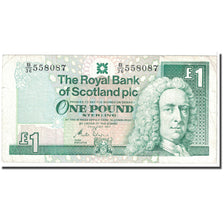 Geldschein, Scotland, 1 Pound, 1991, 1991-07-24, KM:351b, S+