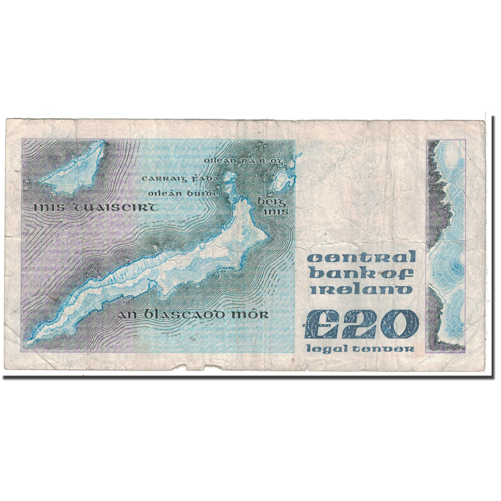 Banknote, Ireland - Republic, 20 Pounds, 1983, 1983-07-11, KM:73b, VG(8-10)