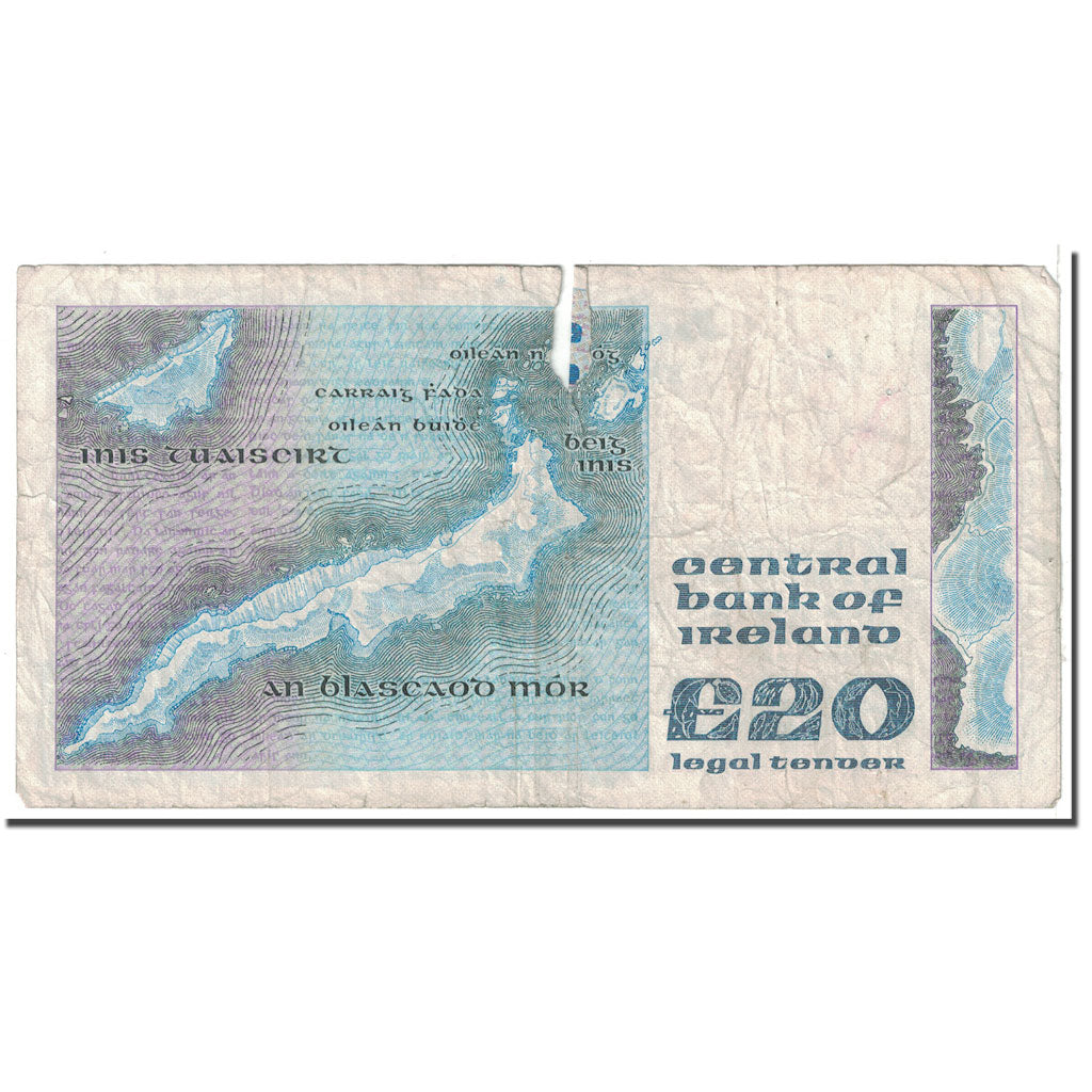 Banconote, Irlanda - Repubblica, 20 Pounds, 1983, 1983-07-11, KM:73b, B