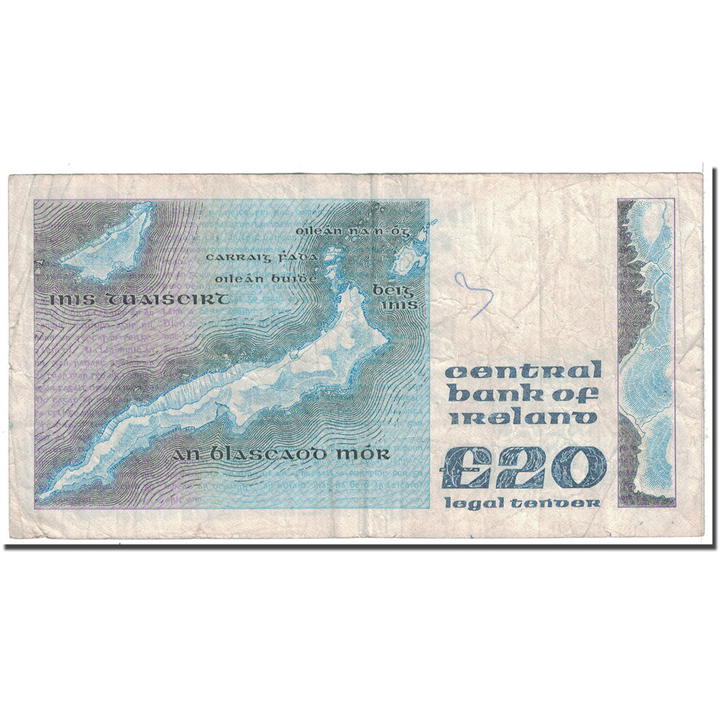 Banknote, Ireland - Republic, 20 Pounds, 1983, 1983-07-11, KM:73b, VF(20-25)