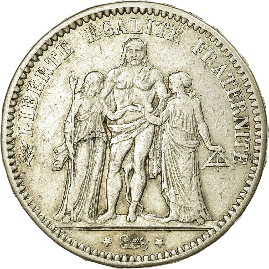 Coin, France, Hercule, 5 Francs, 1871, Paris, EF(40-45), Silver, Gadoury:745